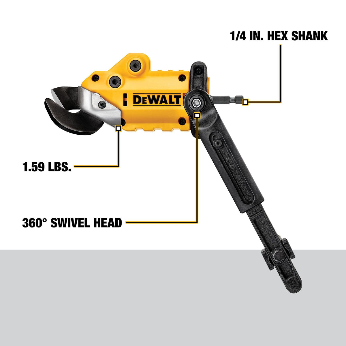 DEWALT DWASHRIR Impact Ready Shears Attachment