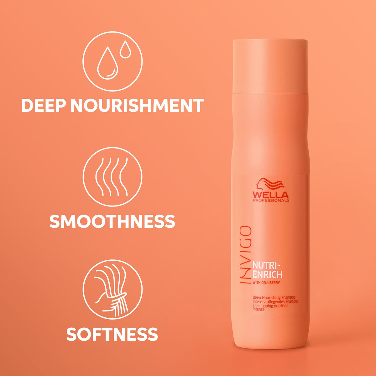 Wella Invigo Nutri-Enrich Deep Nourishing Shampoo, 33.8 Fl Oz