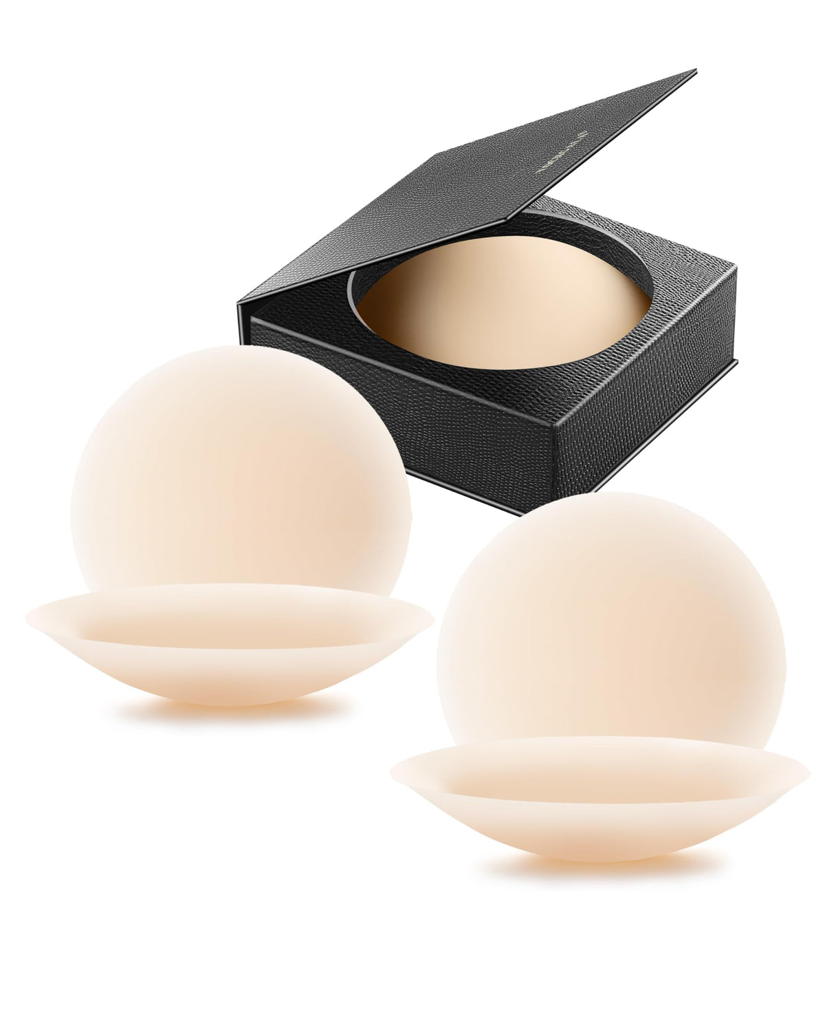 Voch Gala Ultra-Thin Reusable Nipple Covers, Crème, 2 Pairs