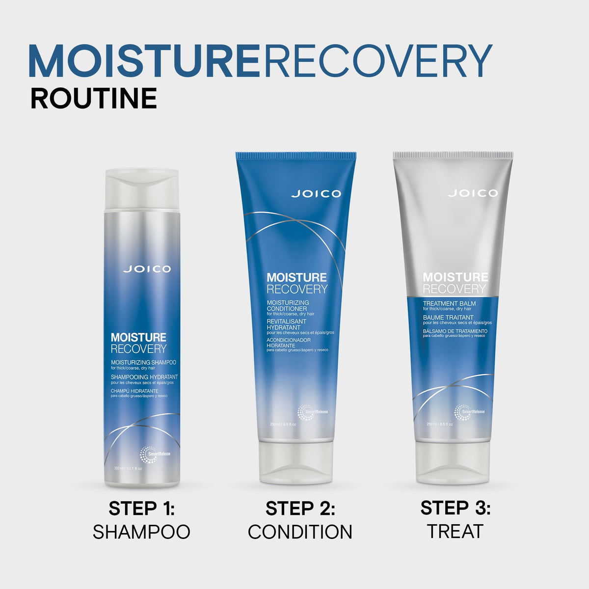 Joico Moisture Recovery Shampoo or Conditioner for Thick Coarse Hair