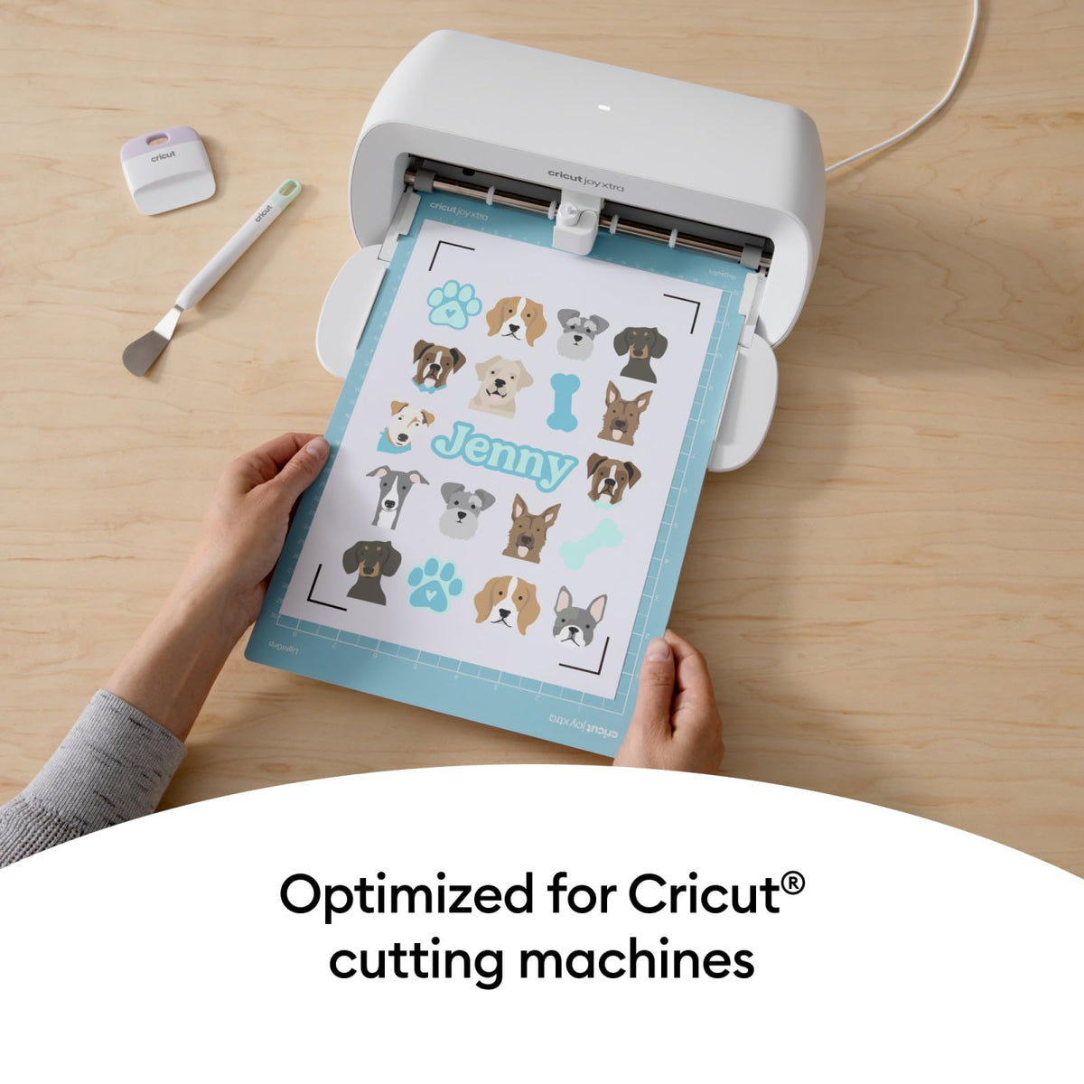 Cricut Waterproof Sticker Paper, 8.5" x 11", 20 White Sheets