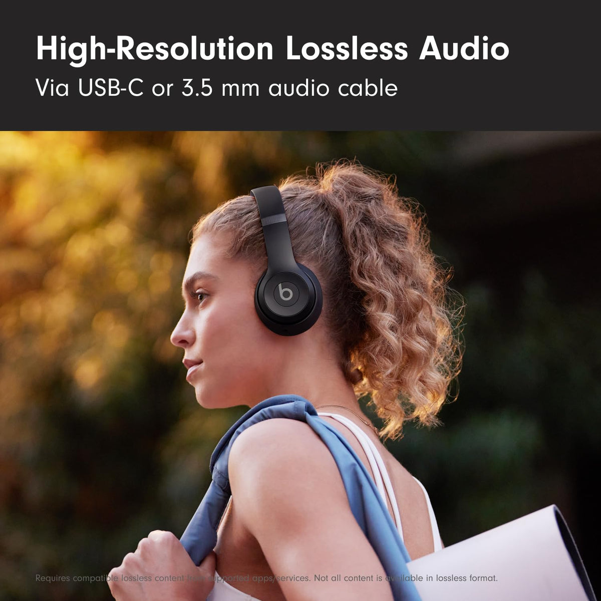 Beats Solo 4 Wireless On-Ear Headphones, Matte Black