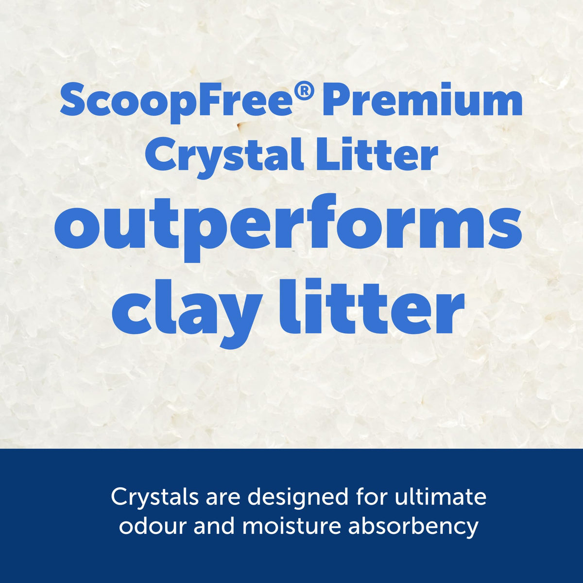 PetSafe ScoopFree Sensitive Unscented Crystal Cat Litter, 2-Pack