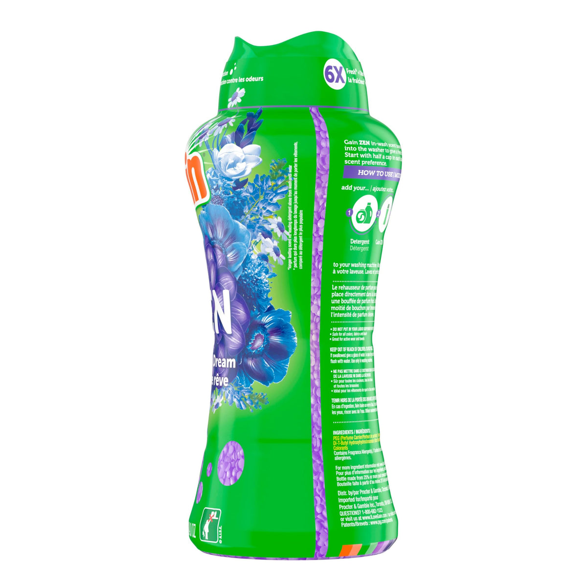 Gain In-Wash Laundry Scent Booster Beads, Zen, 680 g