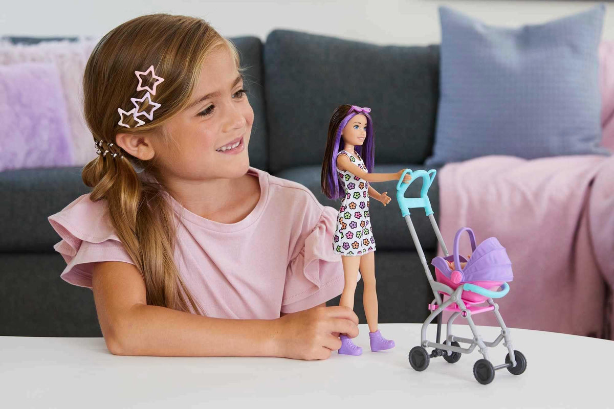 Barbie Skipper Babysitters, Inc. Playset with Doll and Stroller