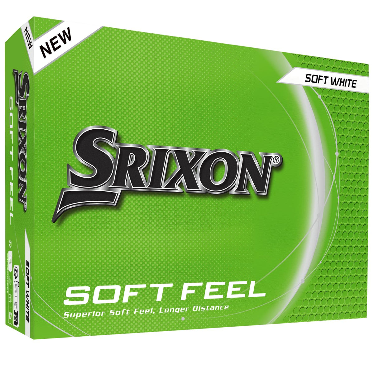 Srixon Soft Feel 14 Ultra Soft Golf Balls, Yellow/White