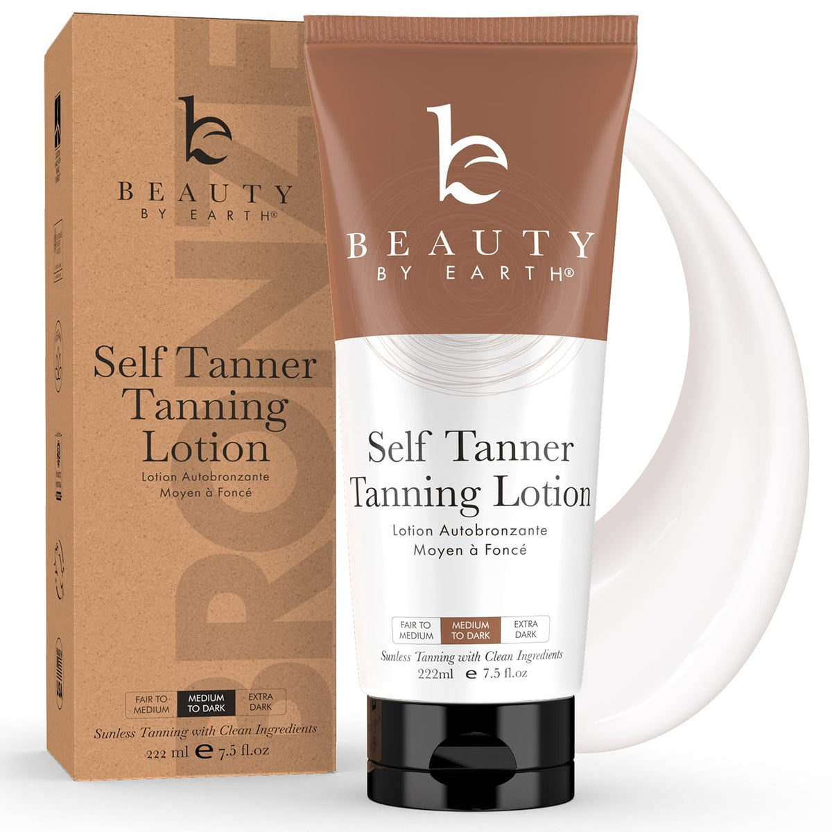 Self Tanner Tanning Lotion, Medium to Dark