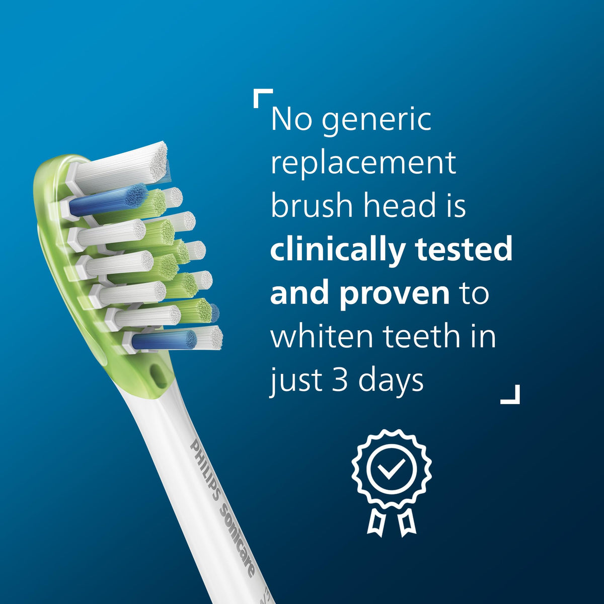 Philips Sonicare W3 Whitening Brush Heads, 2-Pack, White