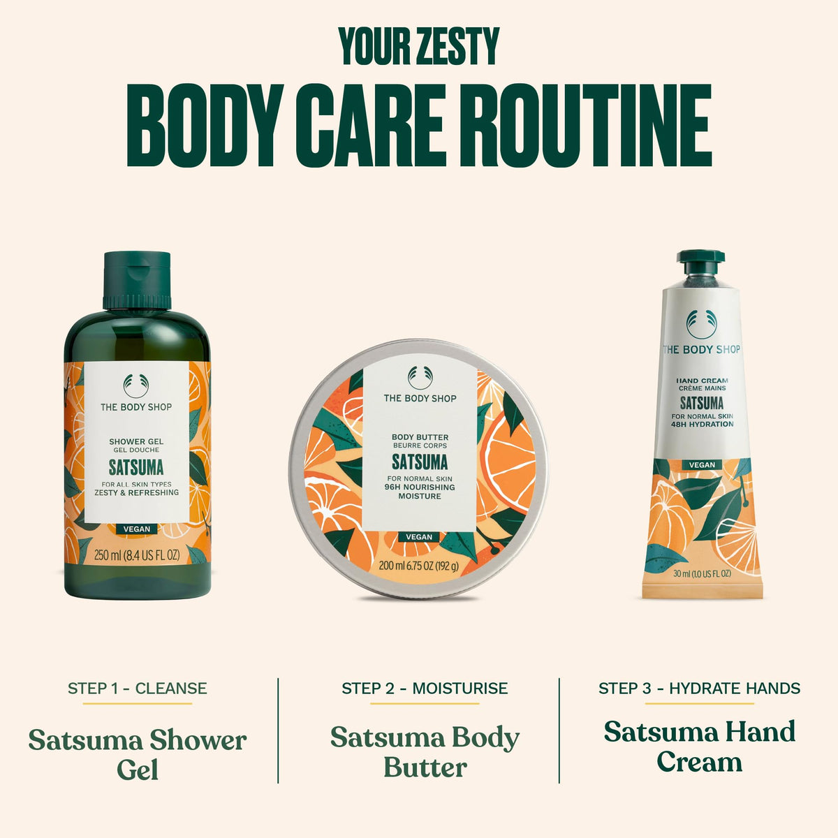 The Body Shop Satsuma Shower Gel, 750 mL