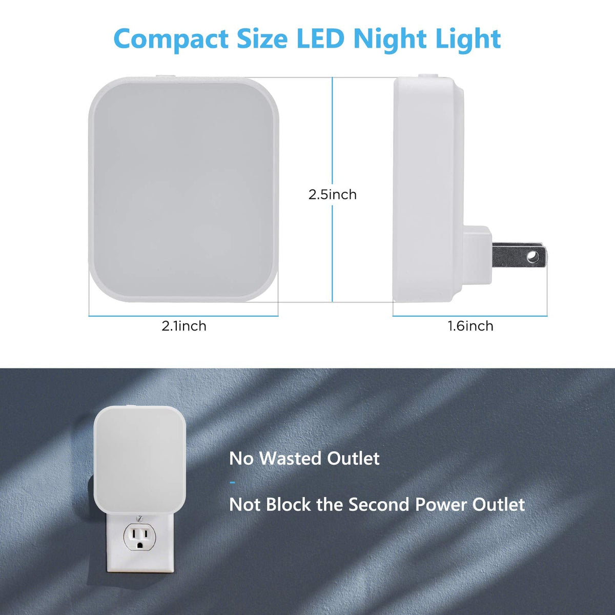 Lomotech Plug-In LED Dusk to Dawn Night Lights (4 Pack)