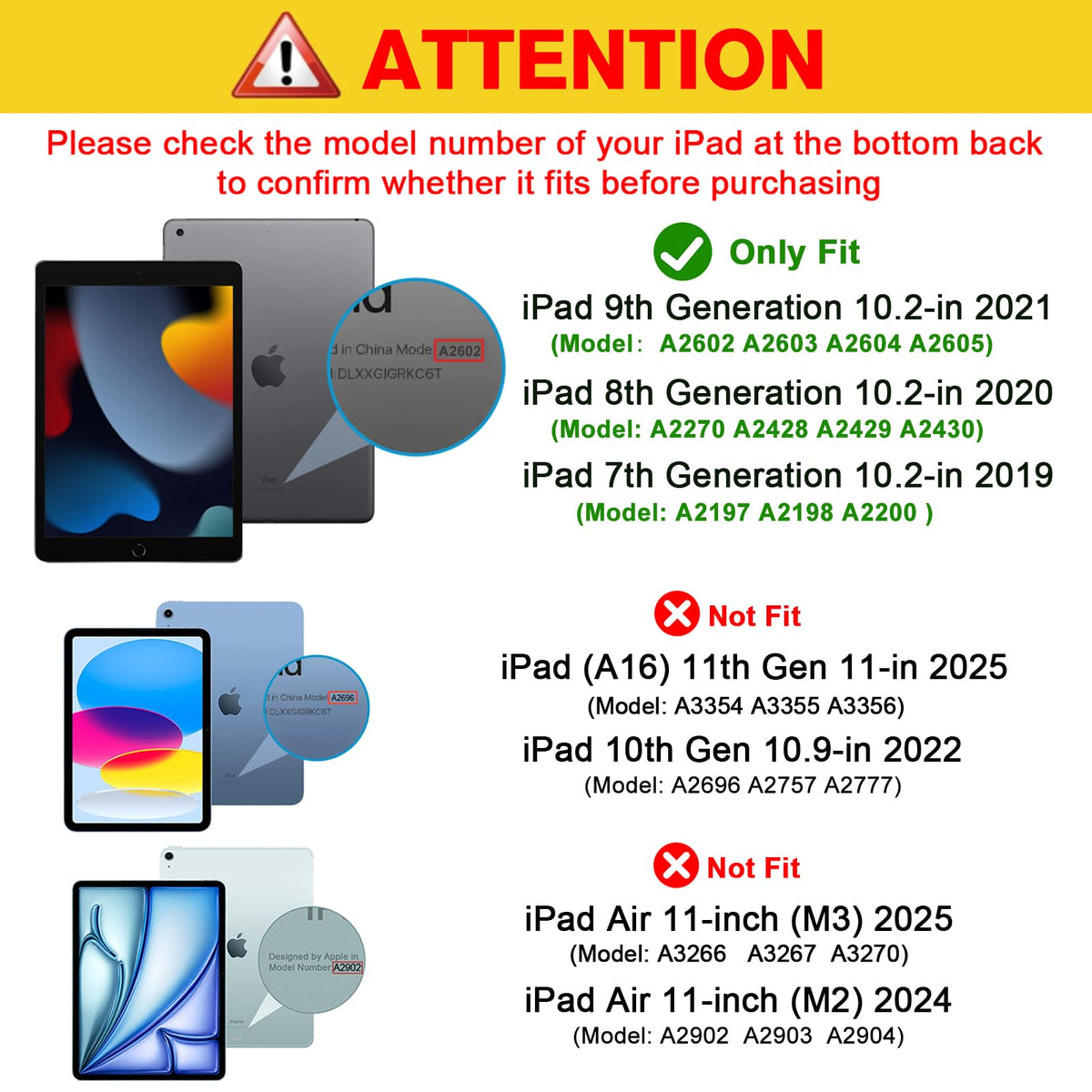 ProCase iPad 10.2 Case, Navy
