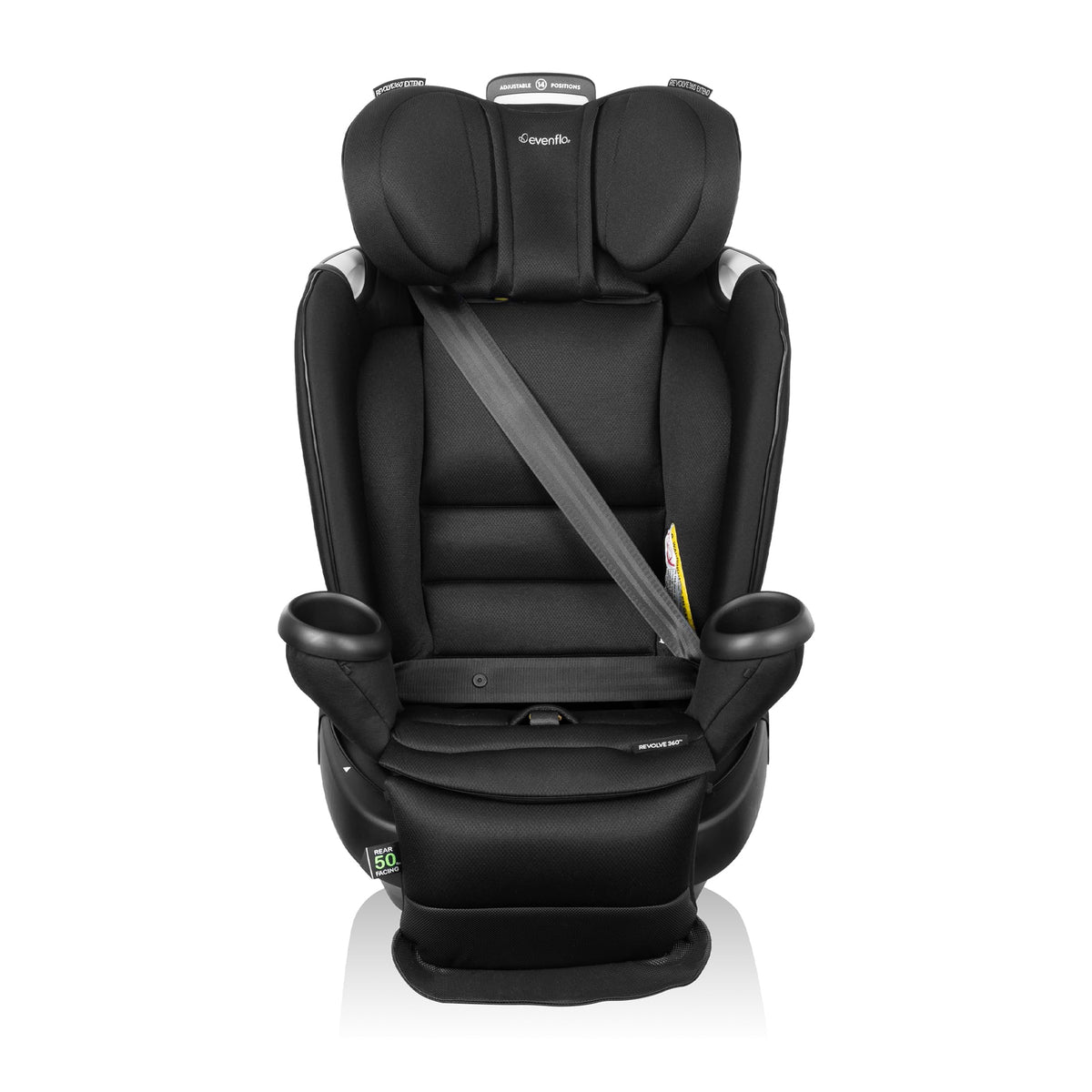 Evenflo Gold Revolve360 Extend All-in-One Rotational Car Seat, Onyx