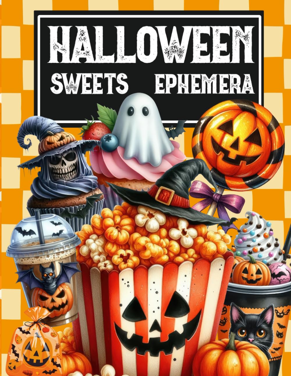 Halloween Sweets Ephemera Book: High Quality Images Of Foods