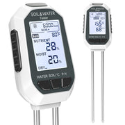 7-in-1 Digital Soil Meter for Moisture, pH, Light and Fertility