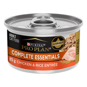 Purina Pro Plan Wet Cat Food, Chicken & Rice in Gravy, 24 x 85 g