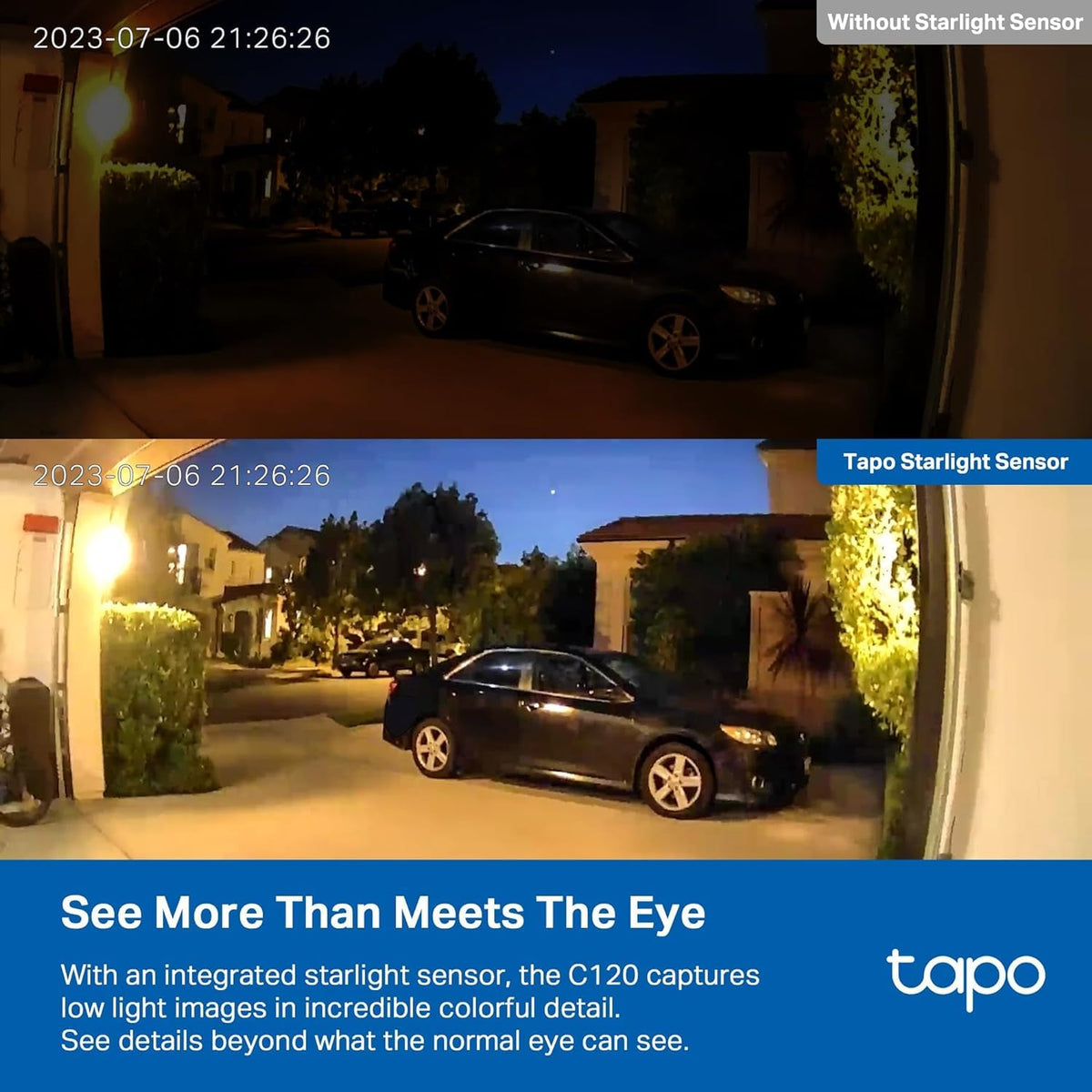 TP-Link Tapo C120 2K QHD Security Camera, Indoor/Outdoor