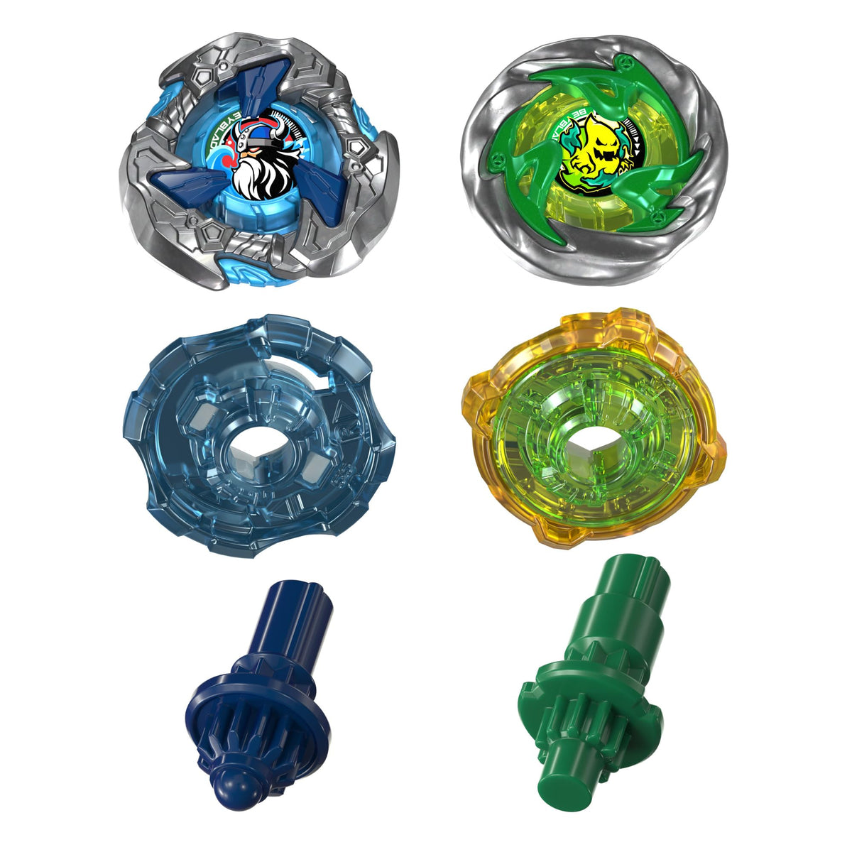 Beyblade X Circle Ghost 4-60LR UX & Hack Viking 4-55O UX Dual Pack