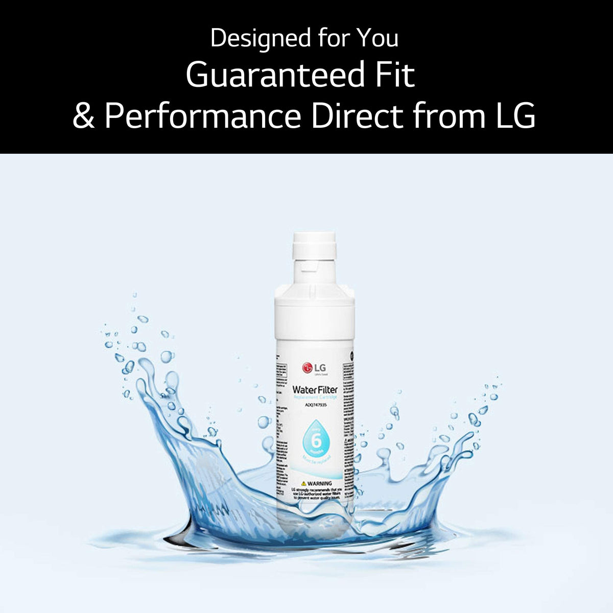 LG LT1000P3 Refrigerator Water Filter, 3-Pack