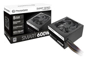 Thermaltake Smart 600W ATX Power Supply, PS-SPD-0600NPCWUS-W