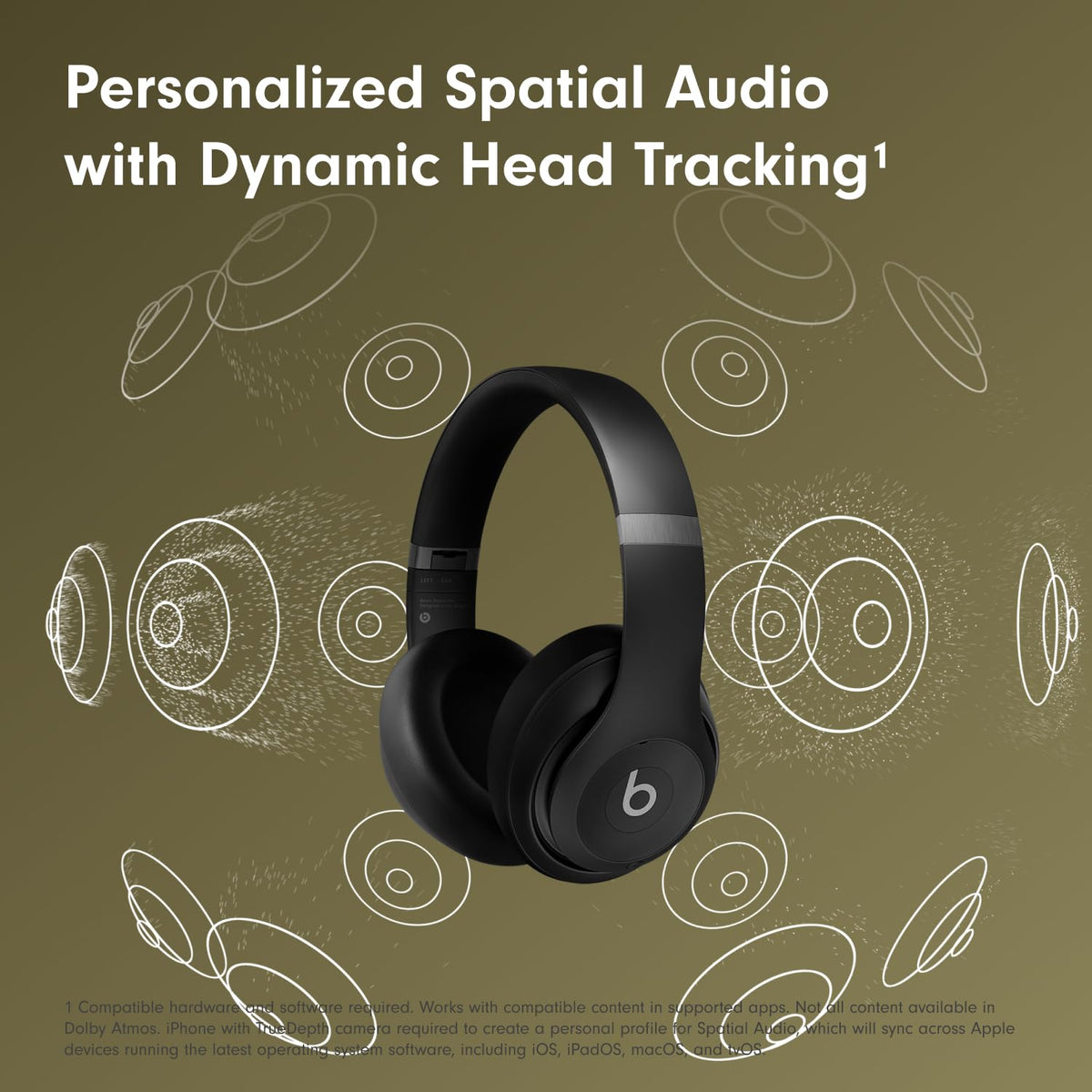 Beats Studio Pro Wireless Noise Cancelling Headphones, Black