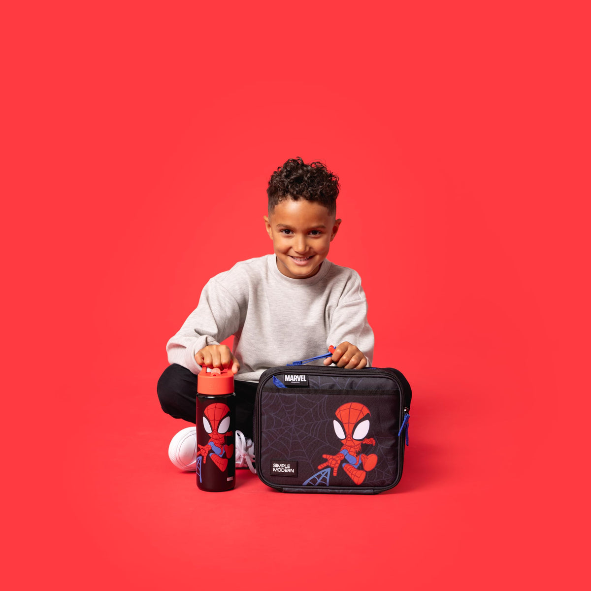 Simple Modern Marvel Spidey Kids Lunch Box and Insulated Lunch Bag