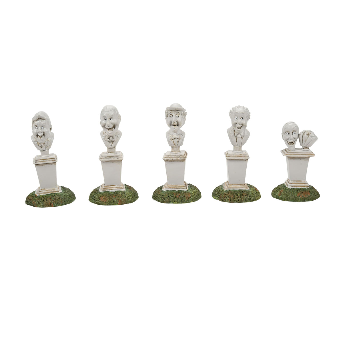 Department 56 Snow Village Haunted Mansion Singing Busts Set, 2.5 Inch