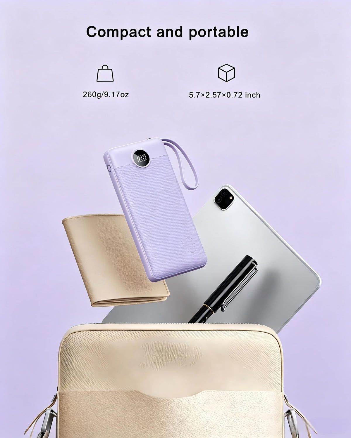 VRURC Portable Charger Power Bank, 10000mAh