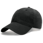 FURTALK Low Profile Cotton Baseball Cap, Black