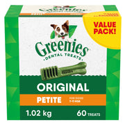 GREENIES Original Petite Dental Dog Treats, 60 Count