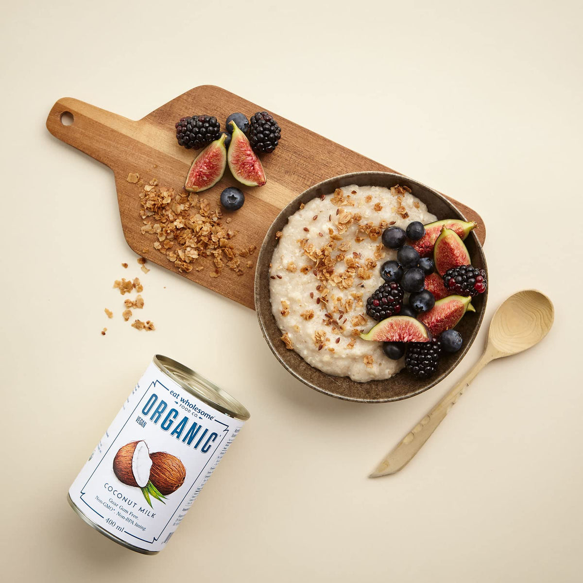 Eat Wholesome Organic Coconut Milk, No Guar Gum, 400mL, 6 Pack
