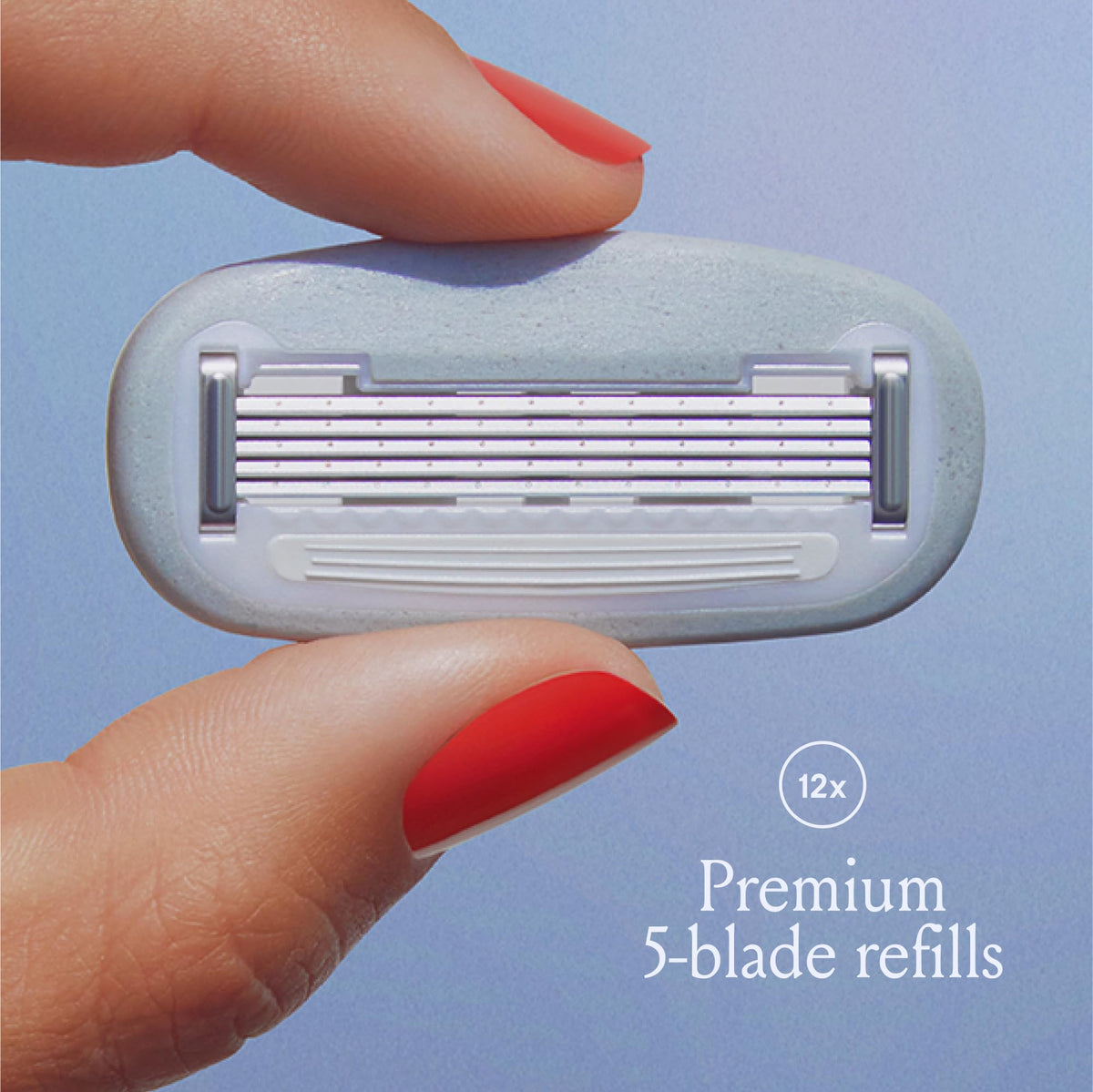 Billie Women's Razor Refill Blades, 5-Blade, 12 Count