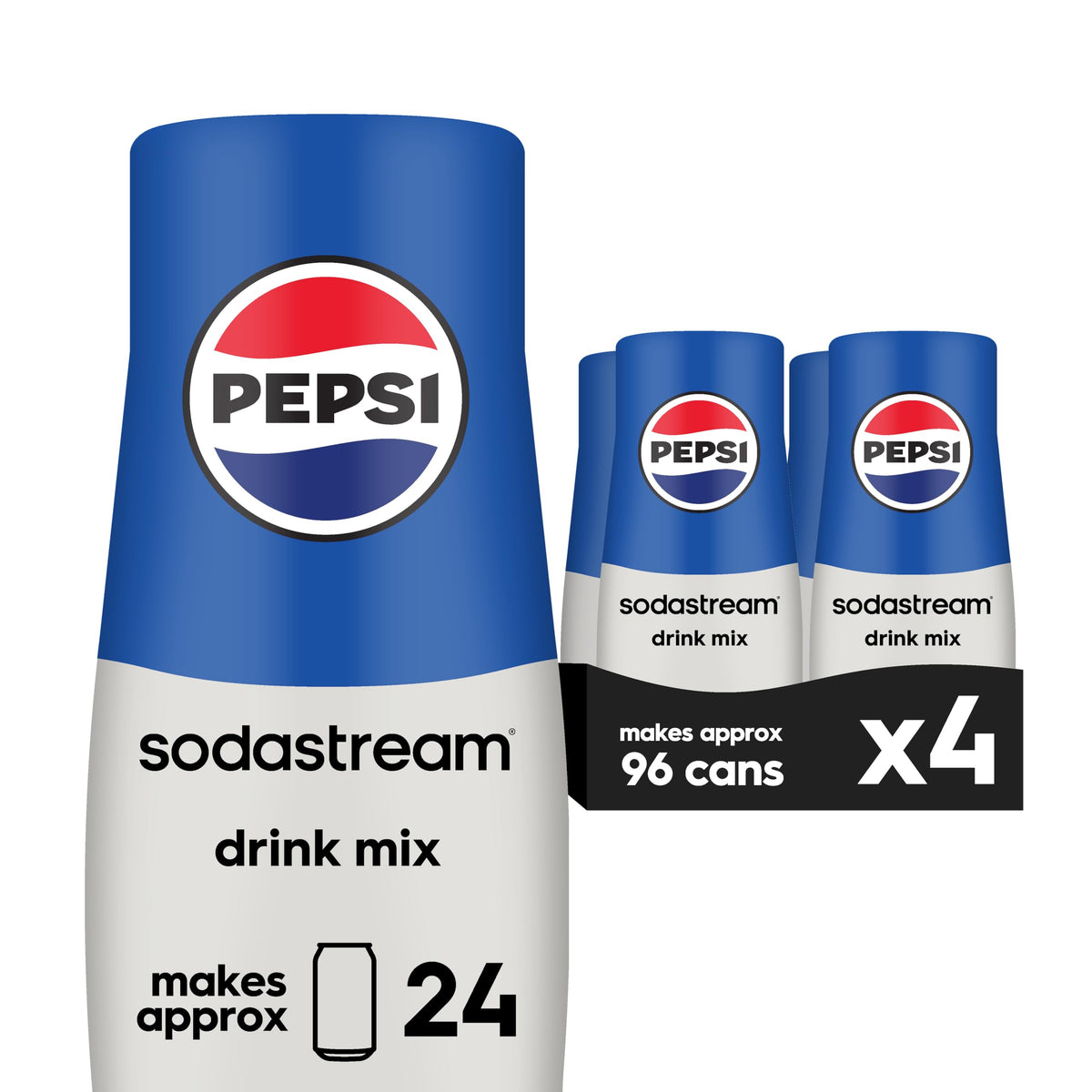 SodaStream Pepsi Beverage Mix, 440ml, 4 Pack