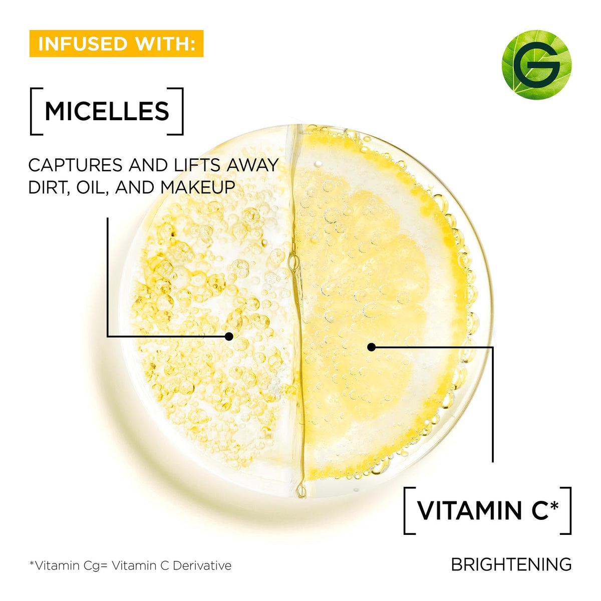 Garnier Micellar Cleansing Water with Vitamin C, 400 ml