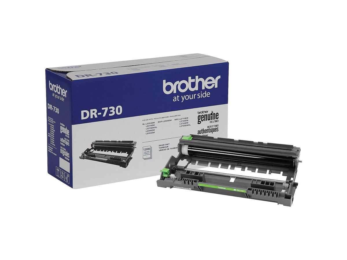 Brother DR730 Genuine Drum Unit, Black, Up to 12,000 Pages