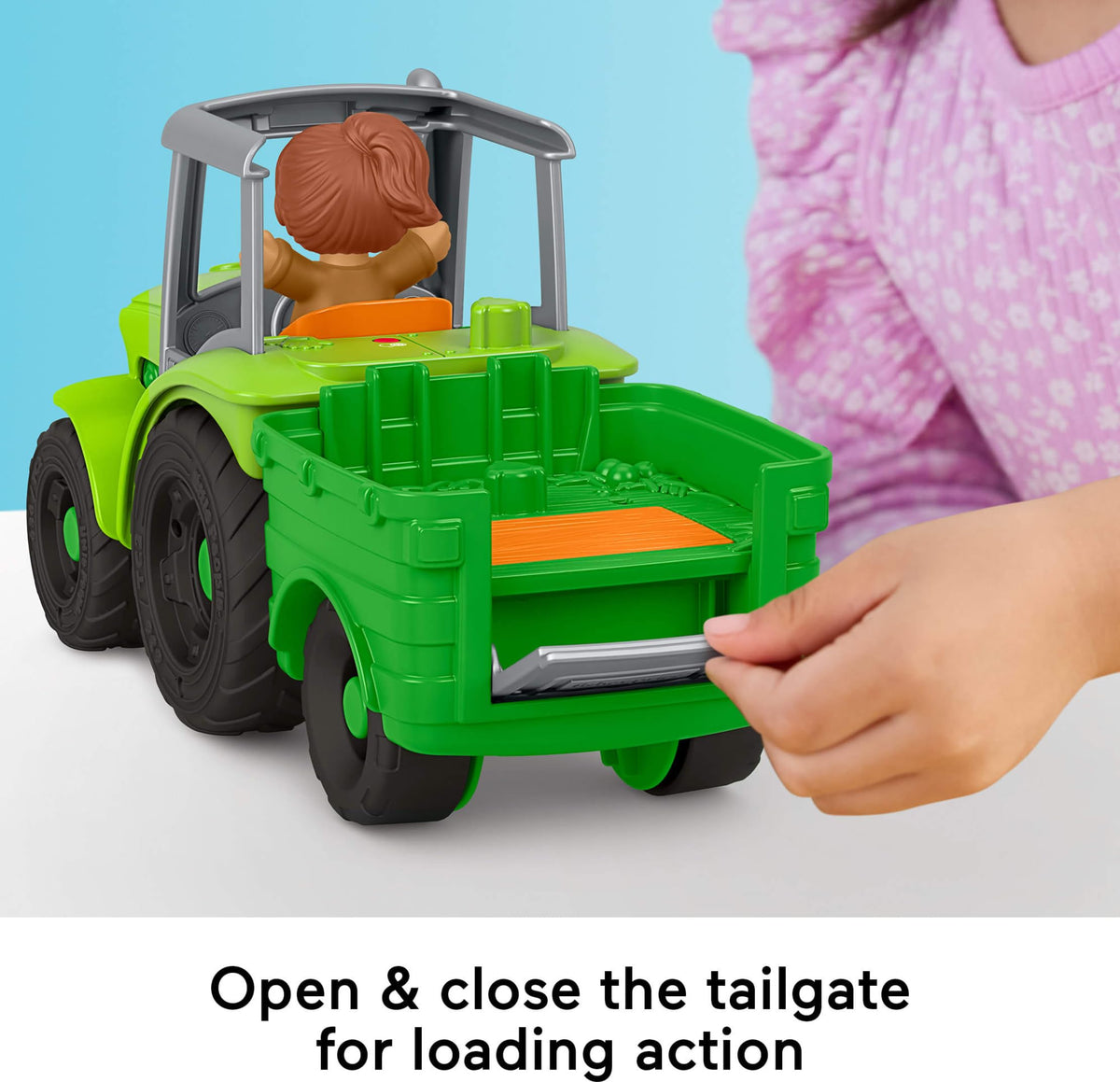 Fisher-Price Little People Push and Play Tractor