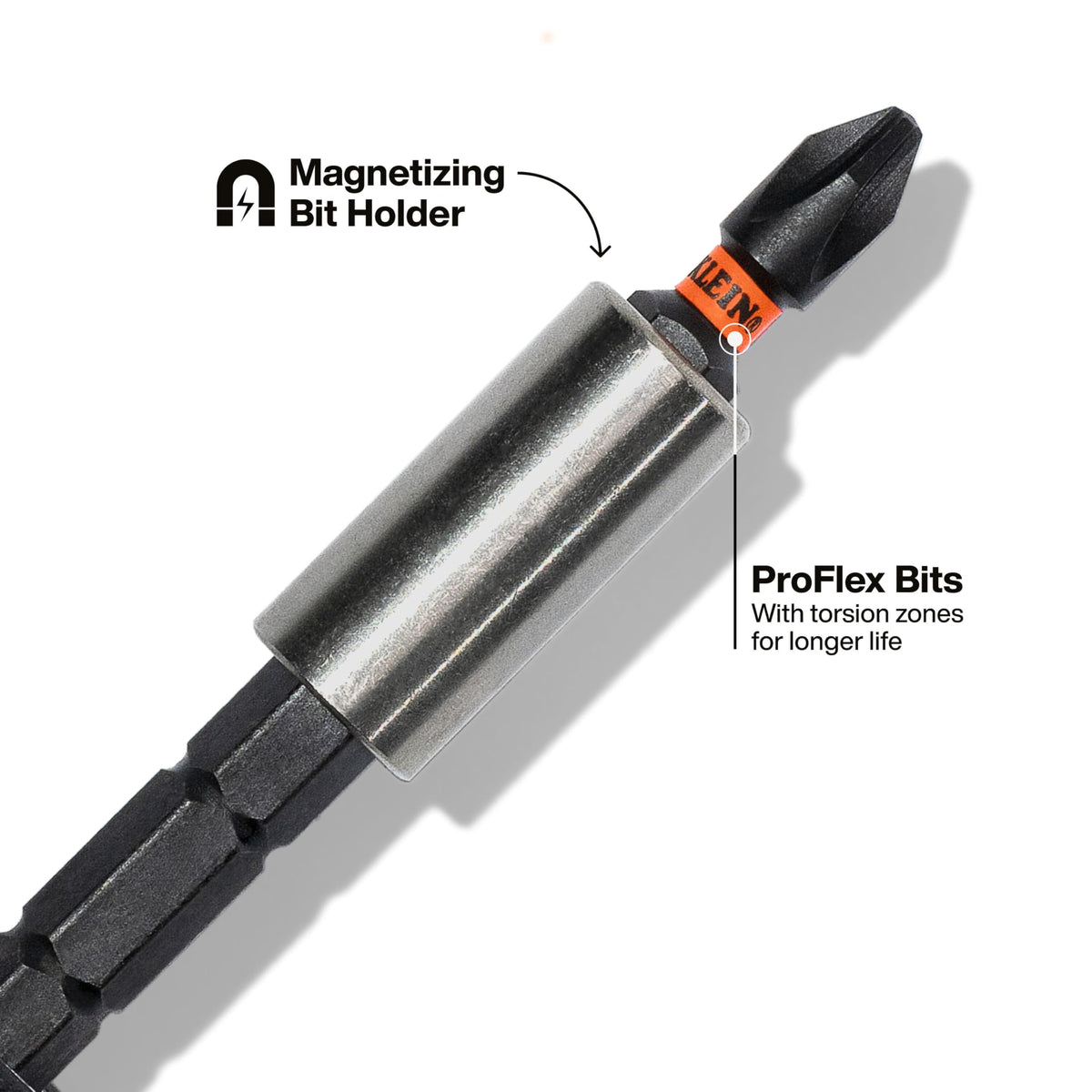 Klein Tools 32308 8-in-1 Impact Rated Stubby Multi-Bit Screwdriver