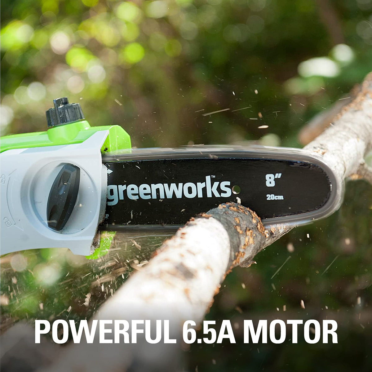 Greenworks 20192 8.5-Inch 6.5 Amp Electric Corded Pole Saw