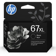 HP 67XL Black High-Yield Original Ink Cartridge, 3YM57AN