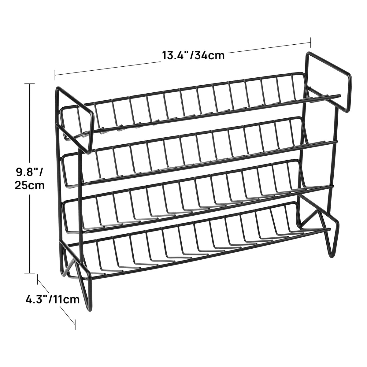Vtopmart 4-Tier Spice Rack Organizer with 28 Jars