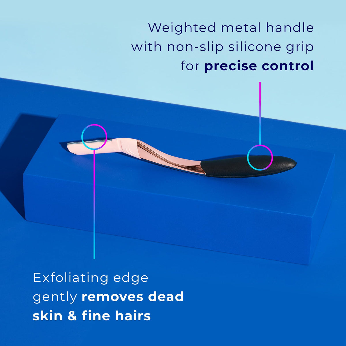 Schick Hydro Silk Dermaplaning Wand for Women, Handle and 6 Blades