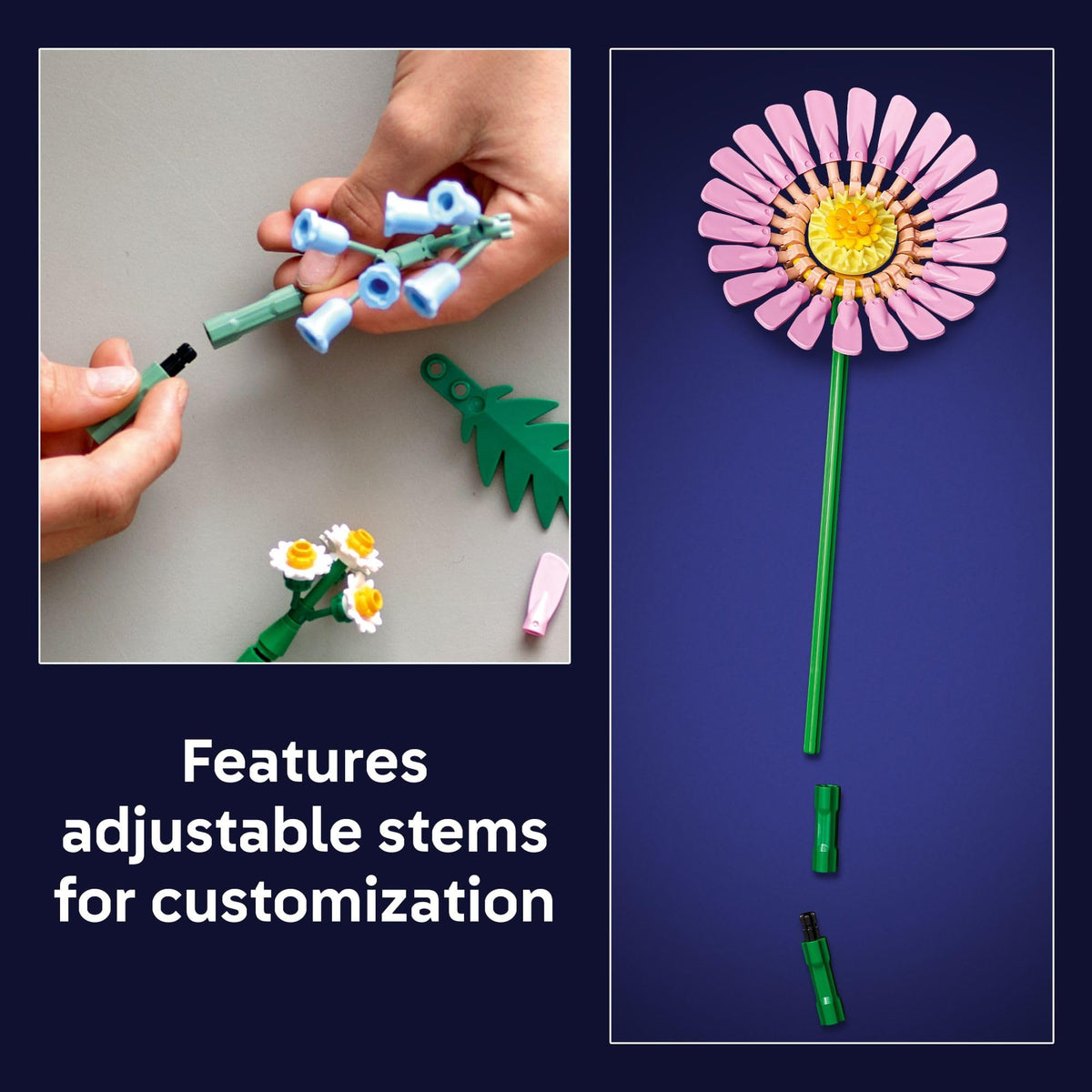 LEGO Botanicals Petite Sunny Bouquet Flower Set, 10347