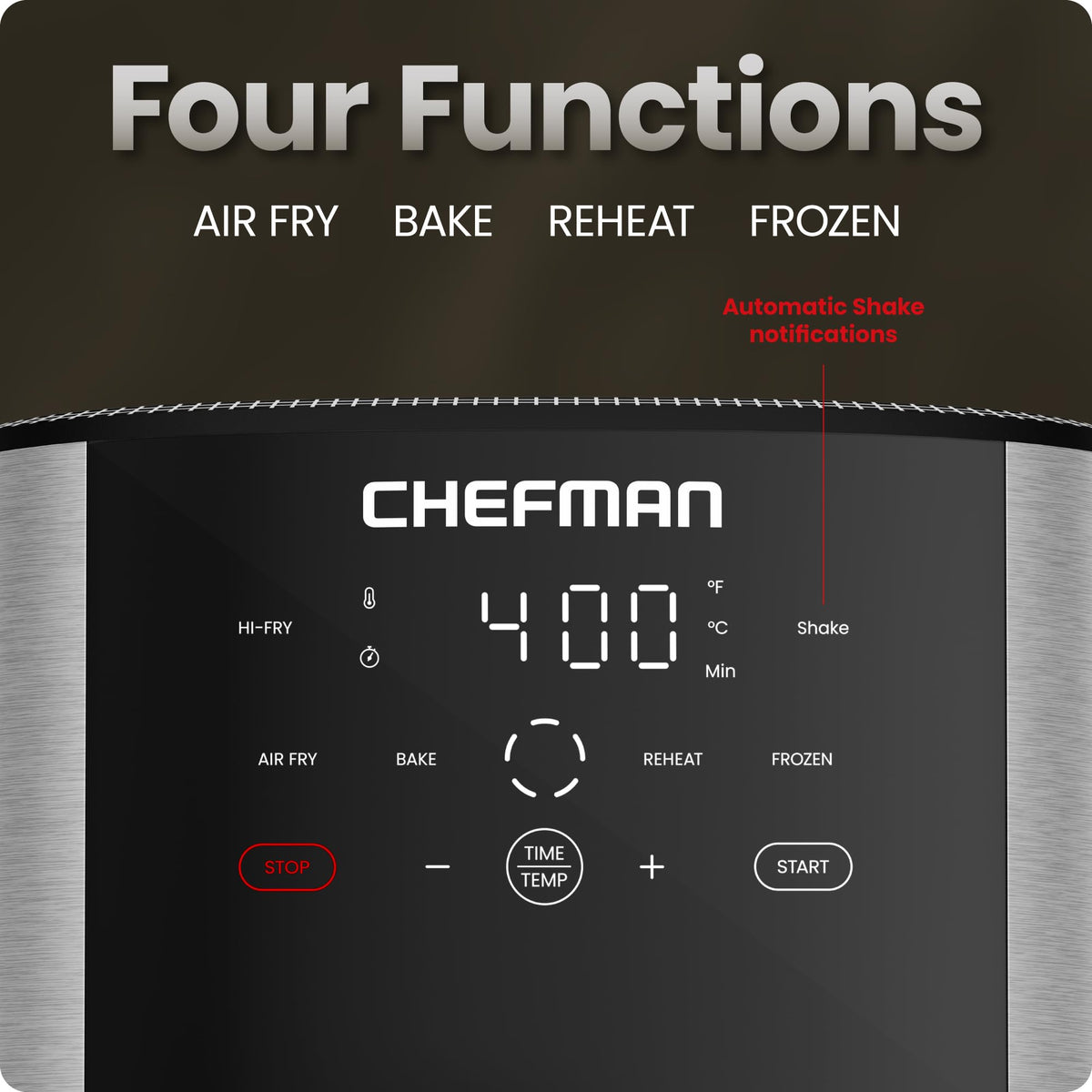 Chefman TurboFry Touch Air Fryer, XL 8-Qt (7.5 L)