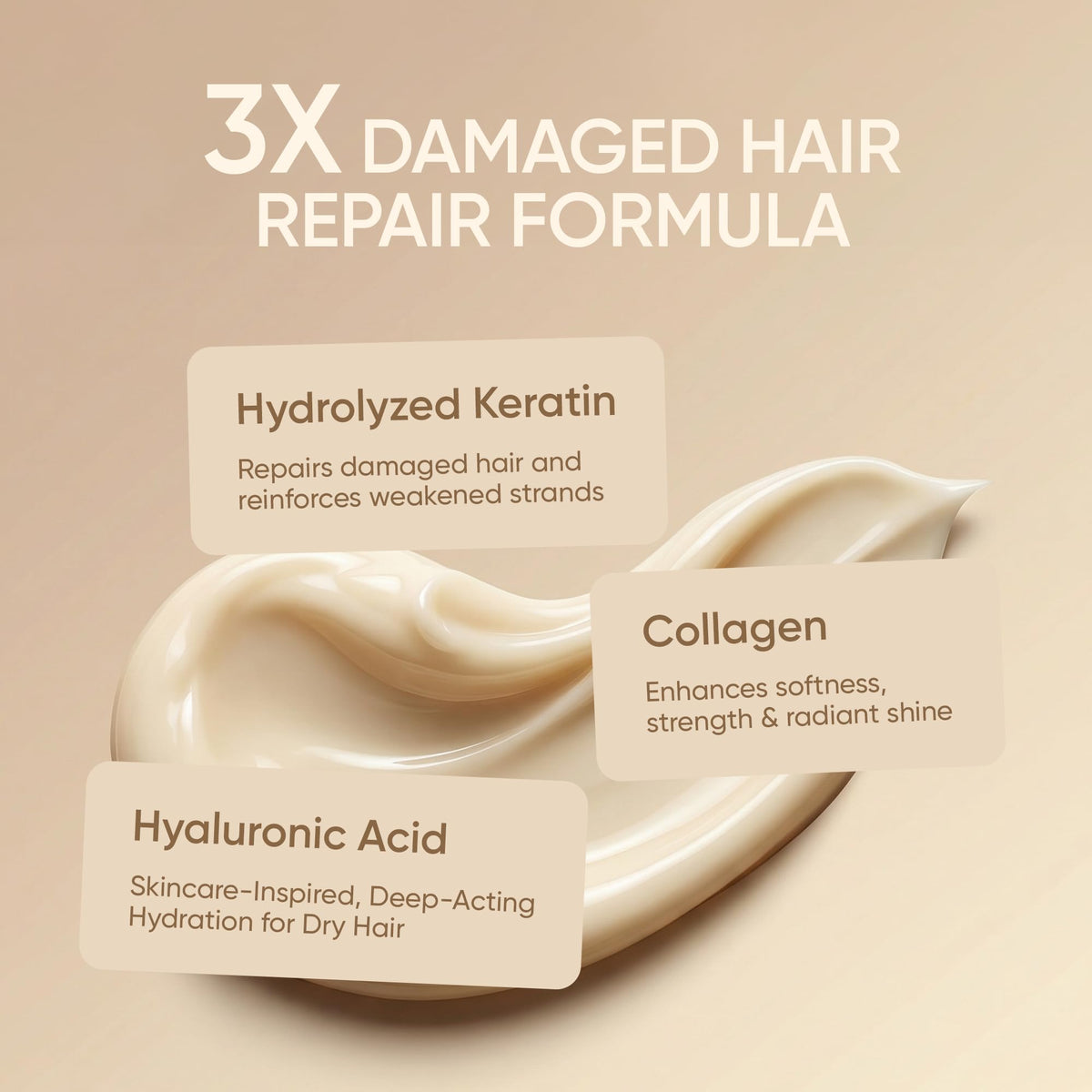 Keratin Hair Mask Deep Conditioner, 8.5 fl oz