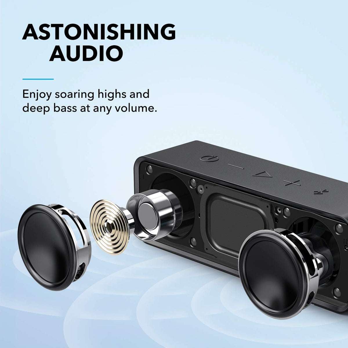 Anker Soundcore Portable Bluetooth Speaker, IPX5