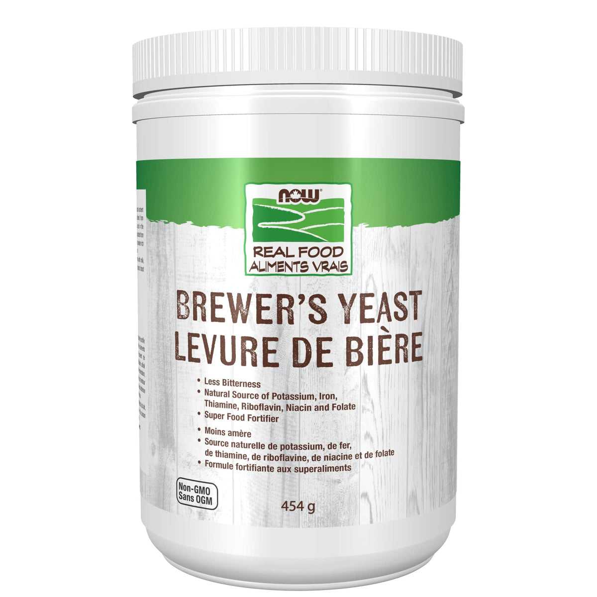 NOW Real Food Brewer's Yeast Powder, 454 g