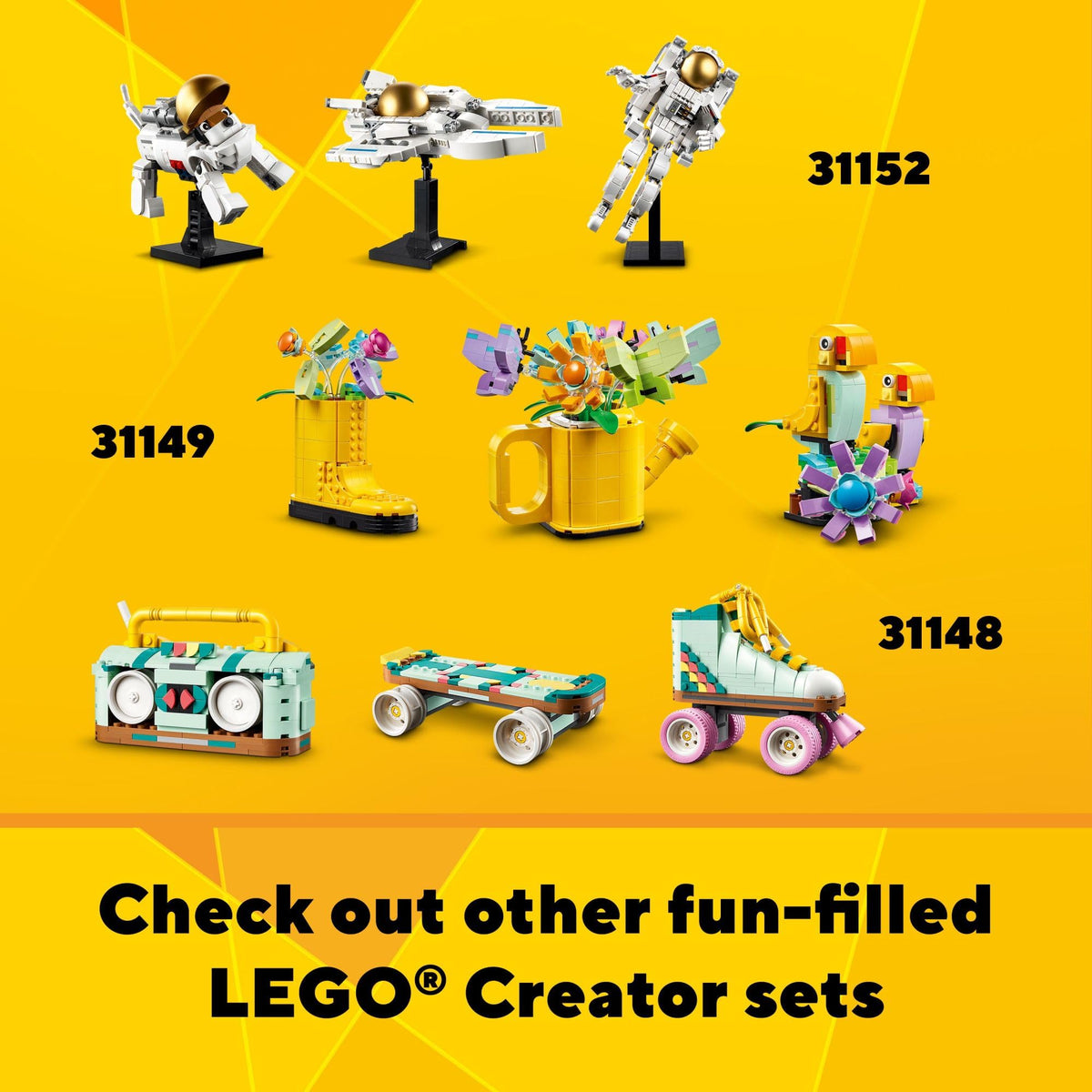 LEGO Creator 3 in 1 Retro Camera Toy, 31147