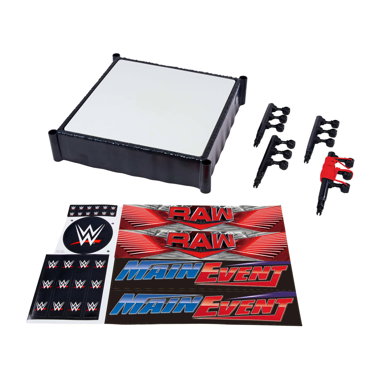 Mattel WWE Superstar Ring with Spring-Loaded Mat and Elastic Ropes