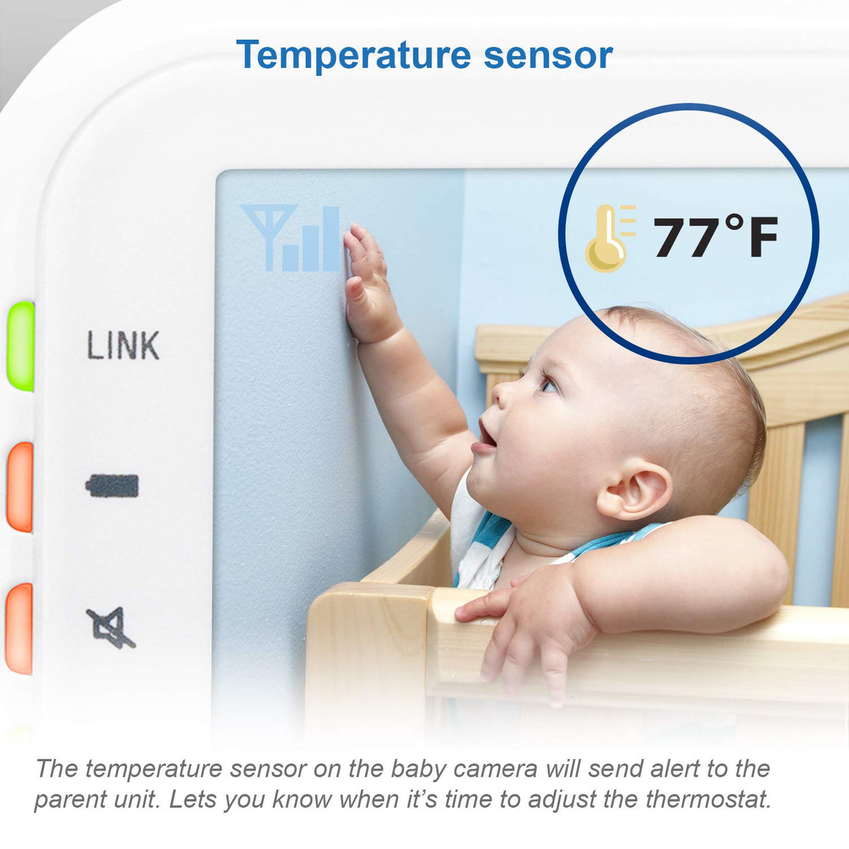 VTech VM3252-2 Digital Video Baby Monitor, 2.8 Inch, 2 Cameras, White