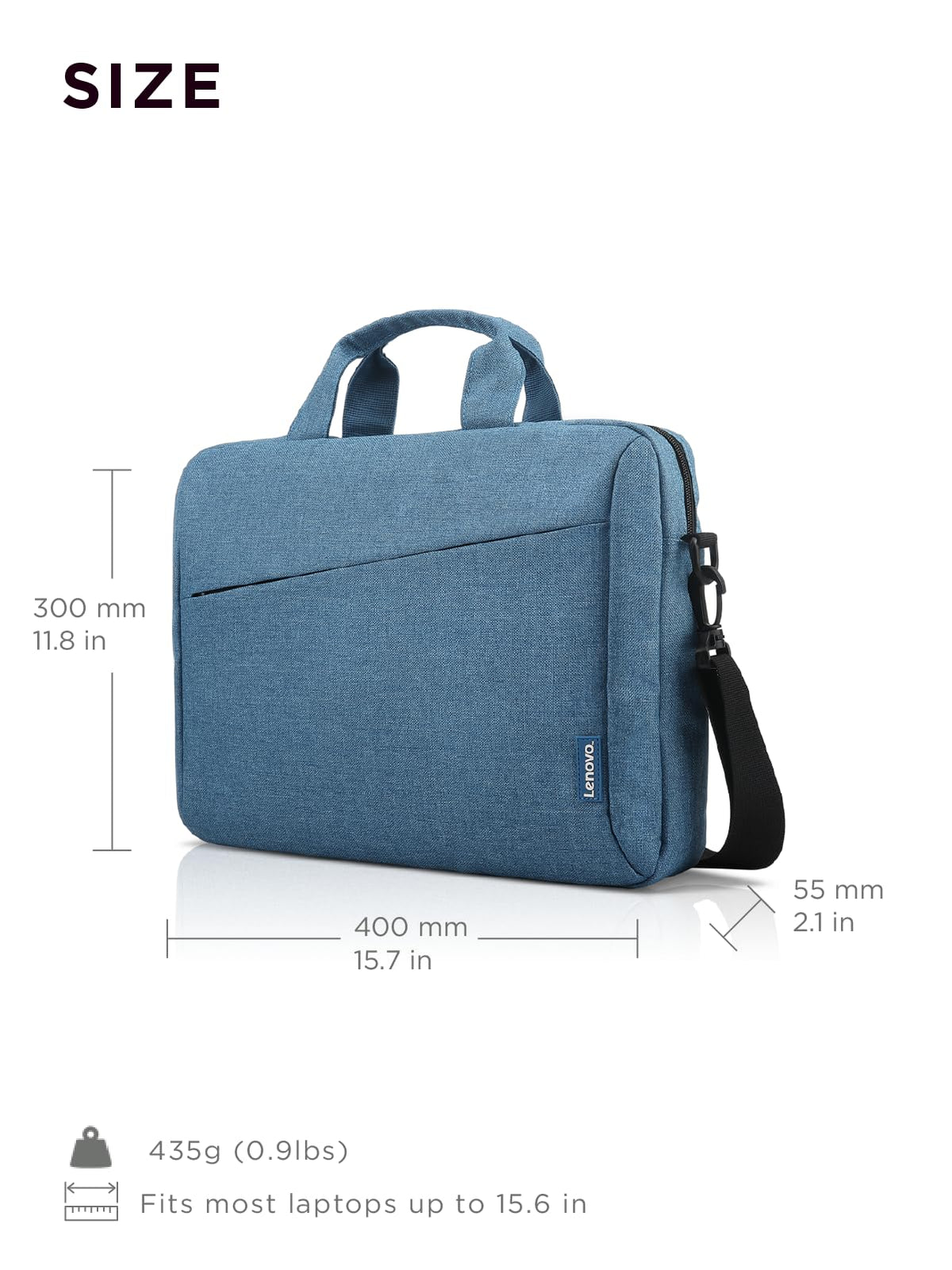 Lenovo T210 Laptop Carrying Case, 15.6-Inch, GX40Q17230, Blue
