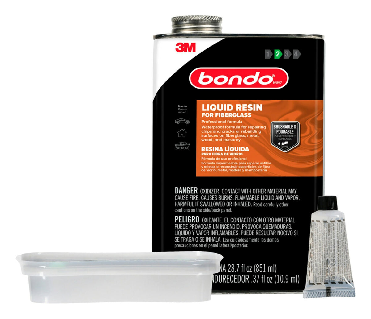 Bondo Fiberglass Resin, 1 Quart, 29oz, 402C